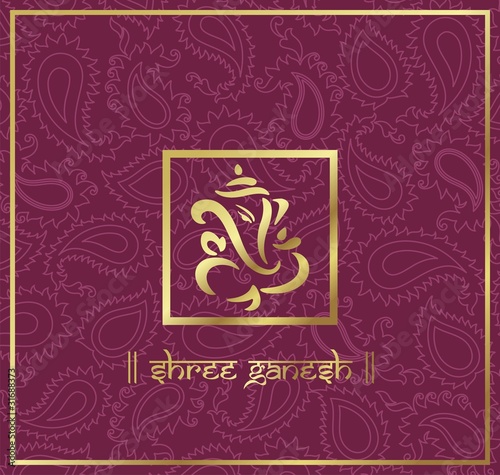 traditional Hindu wedding card