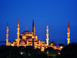 Blue Mosque on night in Istanbul