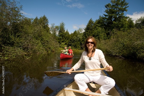 Photo: In A Canoe, Muskokas, Ontario, Canada In A Canoe, Muskokas, Ontario, Canada