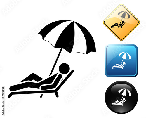 beach pictogram