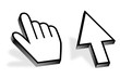 Computermaus Maus Hand Finger Pfeil Zeiger Cursor zeigen