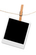 Foto: Hanging blank photo frame Hanging blank photo frame