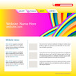 vector website design template