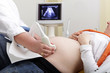 Photo: Ultraschall/ultrasonic pregnant belly Ultraschall/ultrasonic pregnant belly