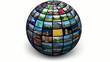 Video: Rotating picture globe Rotating picture globe