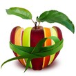 Pomme panachée.