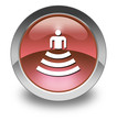 Red Glossy Pictogram "Amphitheater"