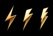 Gold icon lightning