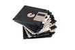 Stack of floppy disks