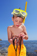 Kind mit Octopus