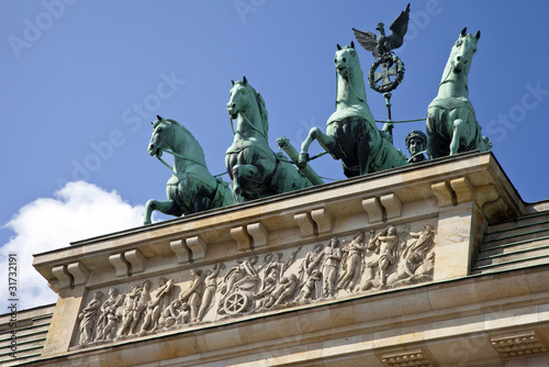 Photo: Quadriga on the Brandenburg Gate Quadriga on the Brandenburg Gate