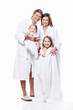 Young family with two children