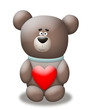 Illustration: Heart Bear Heart Bear