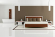 brown bedroom with fashion bathtub brown bedroom with fashion bathtub