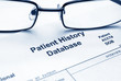 Patient history database
