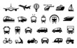 Vector: Transport icons Transport icons