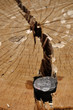Wedge in wood