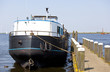 ship in the harbour of spakenburg