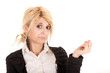 Photo: disappointed business woman disappointed business woman