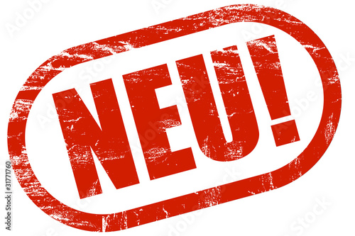 Illustration: Grunge Stempel rot NEU! Grunge Stempel rot NEU!