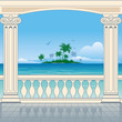 Vector: Wonderful sea view Wonderful sea view