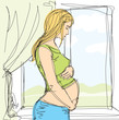 tender pregnant female