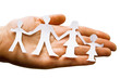family in hand