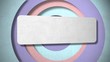 Empty banner with circle background