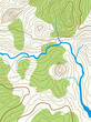 vector abstract topographical map with no names