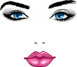 beauty face girl.