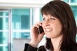 Smiling businesswoman