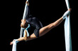 Young woman gymnast