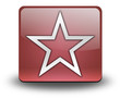 Red 3D Effect Icon "Five-Pointed Star (Outlines)"