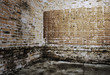 corner of old dirty interio