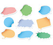 comic speech bubbles set comic speech bubbles set