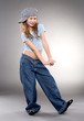 Dancing smiling girl Dancing smiling girl