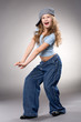 Foto: Dancing smiling girl Dancing smiling girl