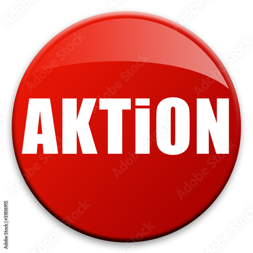 Vektor: 3D effect button "Aktion" 3D effect button "Aktion"