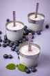 Foto: heidelbeereis im becher heidelbeereis im becher
