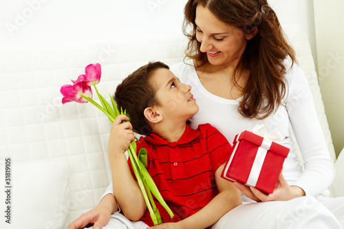 Photo: Mother and son Mother and son