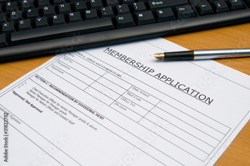 Photo: membership application membership application
