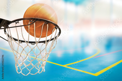 Photo: Panier de basket Panier de basket