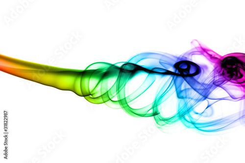 Illustration: Abstract fume pattern on white Abstract fume pattern on white