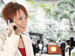 Woman on cellphone at Opryland hotel in Nashville Tennessee. Woman on cellphone at Opryland hotel in Nashville Tennessee.