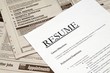 Photo: resume resume