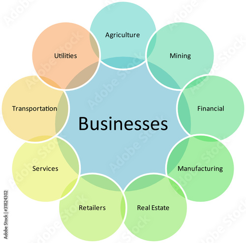 Illustration: Business types diagram Business types diagram