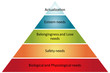 ..Heirarchy of needs business diagram