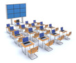 Illustration: Modern classroom Modern classroom