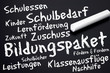 Tafel mit Bildungspaket
