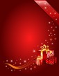Christmas Gift page, vector
